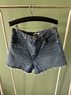 Levi's High Waist mom Denim Shorts - Blue
